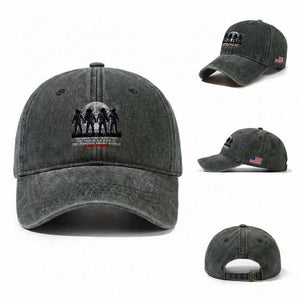Historic 2026 Lunar Mission Crew Celebration Washed Cotton Baseball Cap Proud To Be Beyond Low Earth Orbit TS02 Washed Cap Universal Fit Dark Green Print Your Wear