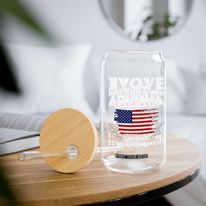 I Love My Country Invoke 25th Amendment Glass Can Distressed Flag Patriotic Political Satire TS02 Print Your Wear
