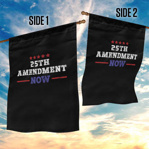 25th Amendment Now Patriotic Garden Flag Red White and Blue Political Satire TS02 Print Your Wear