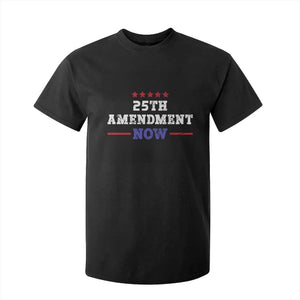 25th Amendment Now Patriotic T Shirt For Kid Red White and Blue Political Satire TS02 Black Print Your Wear