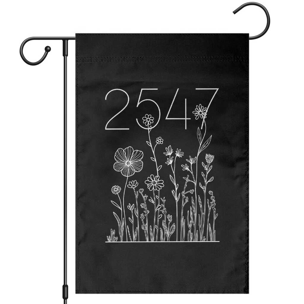 25 47 Floral Wildflower Subtle Graphic Garden Flag Political Satire Patriotic 25th Amendment TS02 Black Print Your Wear