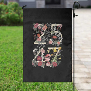 2547 Wildflower Floral Graphic Garden Flag Subtle Coded 25th Amendment Political Satire Aesthetic TS02 Print Your Wear