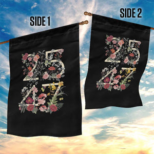 2547 Wildflower Floral Graphic Garden Flag Subtle Coded 25th Amendment Political Satire Aesthetic TS02 Print Your Wear