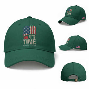 It's Time The 25th Amendment Baseball Cap Article II Red Hat Distressed American Flag Graphic TS02 Baseball Cap Universal Fit Irish Green Print Your Wear