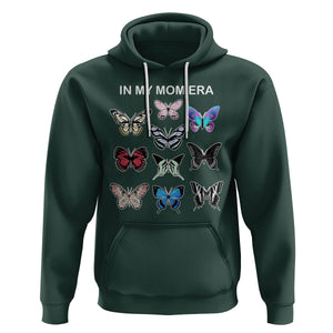 In My Mom Era Hoodie Retro Butterfly Mother's Day TS02 Dark Forest Green Printyourwear