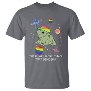 LGBT Pride Frog T Shirt There Are More Than Two Genders Equality TS02 Charcoal Printyourwear