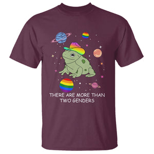 LGBT Pride Frog T Shirt There Are More Than Two Genders Equality TS02 Maroon Printyourwear