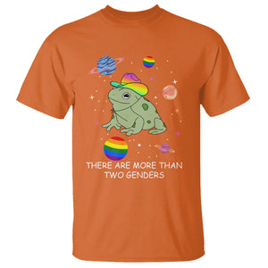 LGBT Pride Frog T Shirt There Are More Than Two Genders Equality TS02 Orange Printyourwear