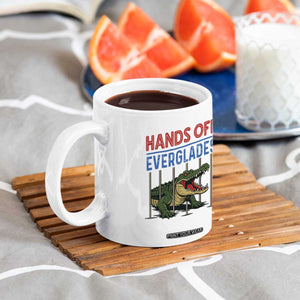 Hands Off Everglades Coffee Mug Alligator Protest TS02 Print Your Wear