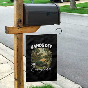 Hands Off Our Everglades Garden Flag Vintage Alligator Swamp TS02 Print Your Wear