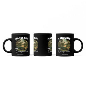Hands Off Our Everglades Coffee Mug Vintage Alligator Swamp TS02 Print Your Wear