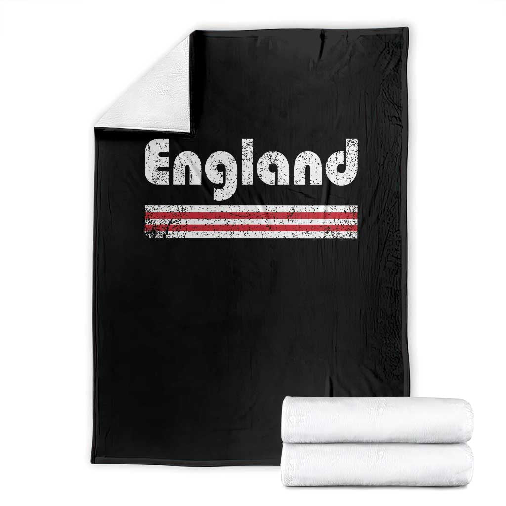 Vintage England Retro Distressed Graphic Throw Blanket Patriotic English Heritage Pride Souvenir TS02 Black Print Your Wear