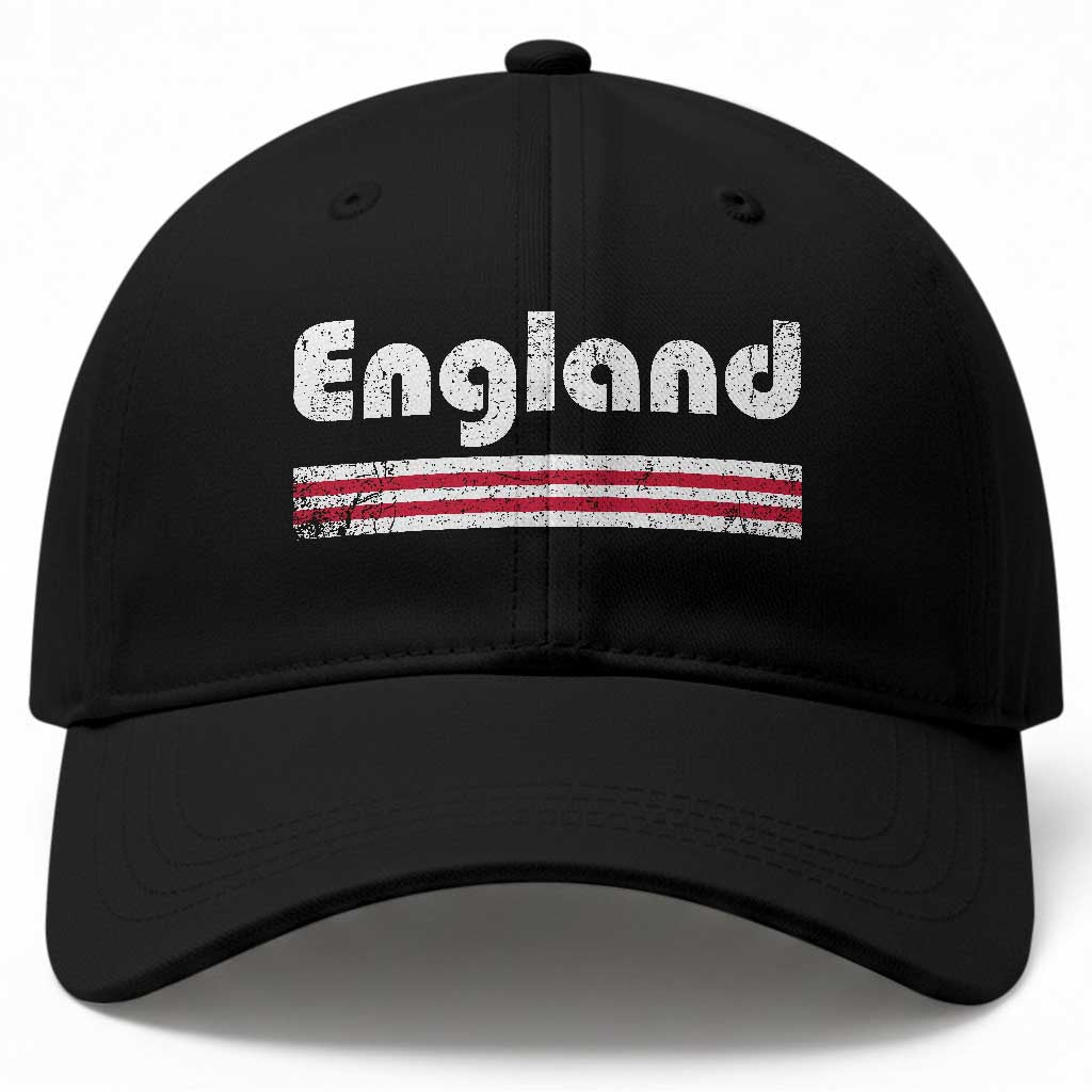 Vintage England Retro Distressed Graphic Baseball Cap Patriotic English Heritage Pride Souvenir TS02 Print Your Wear