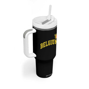 Vintage Belgium Varsity Style Distressed Graphic Tumbler With Handle Classic Collegiate Belgian Pride TS02 Print Your Wear