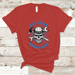 American Flag Happy Labor Day Blue Collar Working Class T Shirt TS02 Red Printyourwear