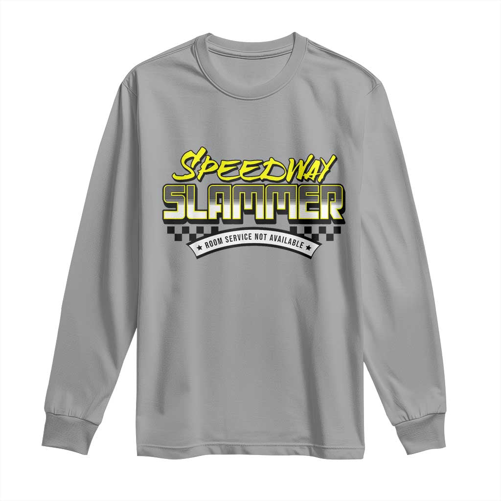 Speedway Slammer Indiana 2025 Long Sleeve Shirt TS02 Sport Gray Print Your Wear