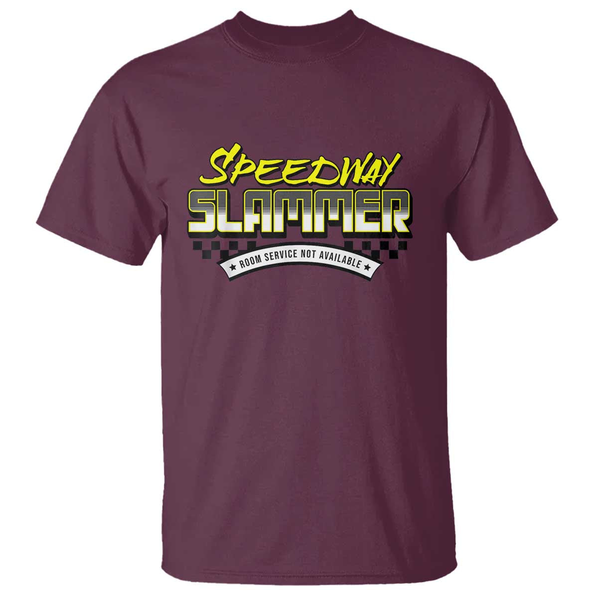 Speedway Slammer Indiana 2025 T Shirt TS02 Maroon Print Your Wear