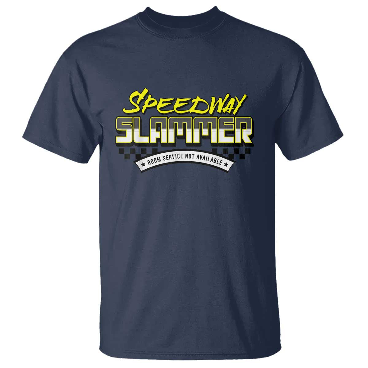 Speedway Slammer Indiana 2025 T Shirt TS02 Navy Print Your Wear