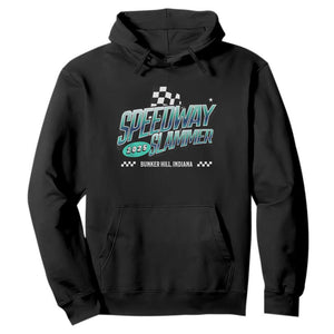 Speedway Slammer 2025 Hoodie Bunker Hill Indiana TS02 Black Print Your Wear