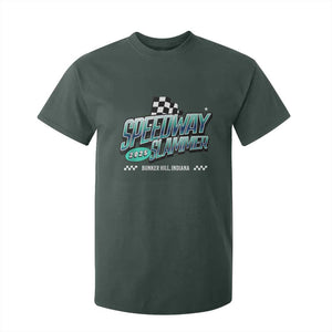 Speedway Slammer 2025 T Shirt For Kid Bunker Hill Indiana TS02 Dark Forest Green Print Your Wear