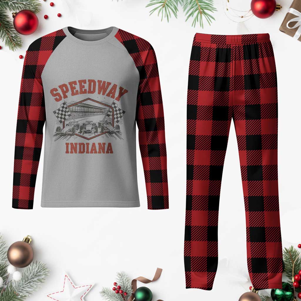 Indiana Speedway Slammer 2025 Plaid Pajama Set Detention Prison Jail TS02 Buffalo Plaid Print Your Wear