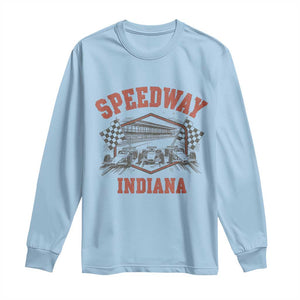 Indiana Speedway Slammer 2025 Long Sleeve Shirt Detention Prison Jail TS02 Light Blue Print Your Wear