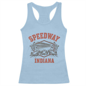 Indiana Speedway Slammer 2025 Racerback Tank Top Detention Prison Jail TS02 Light Blue Print Your Wear