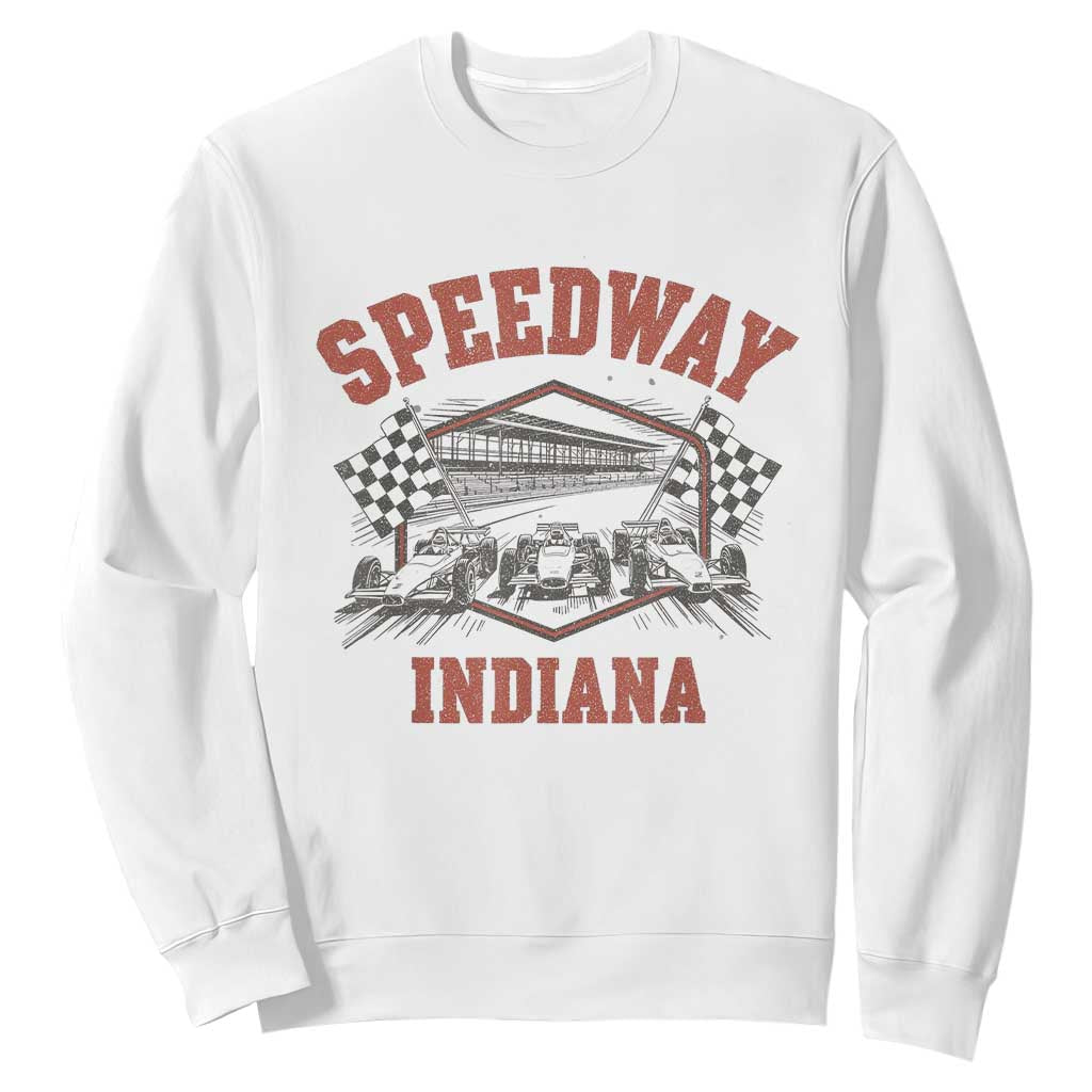 Indiana Speedway Slammer 2025 Sweatshirt Detention Prison Jail TS02 White Print Your Wear