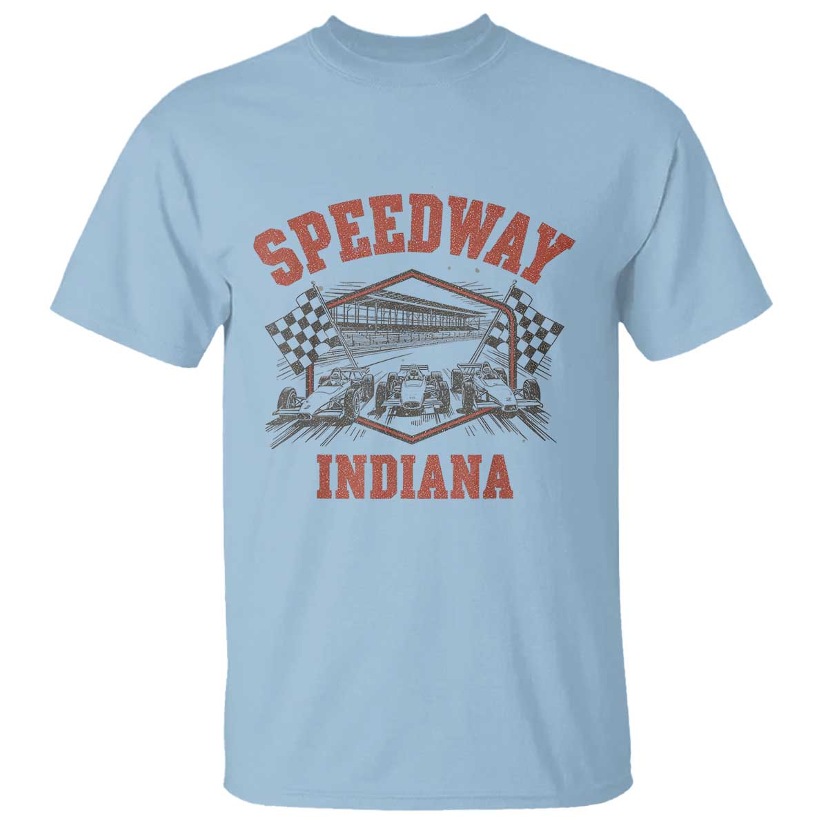 Indiana Speedway Slammer 2025 T Shirt Detention Prison Jail TS02 Light Blue Print Your Wear