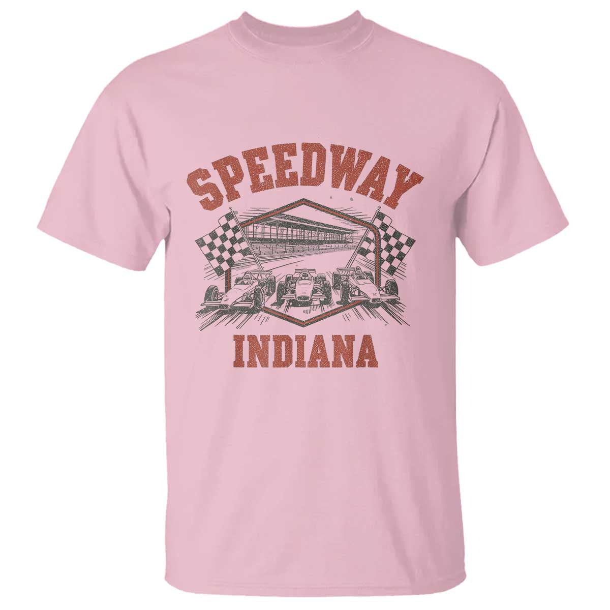 Indiana Speedway Slammer 2025 T Shirt Detention Prison Jail TS02 Light Pink Print Your Wear