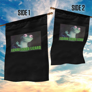 Funny Lizard Lizard Lizard Garden Flag Weirdcore Gecko Meme TS02 Print Your Wear