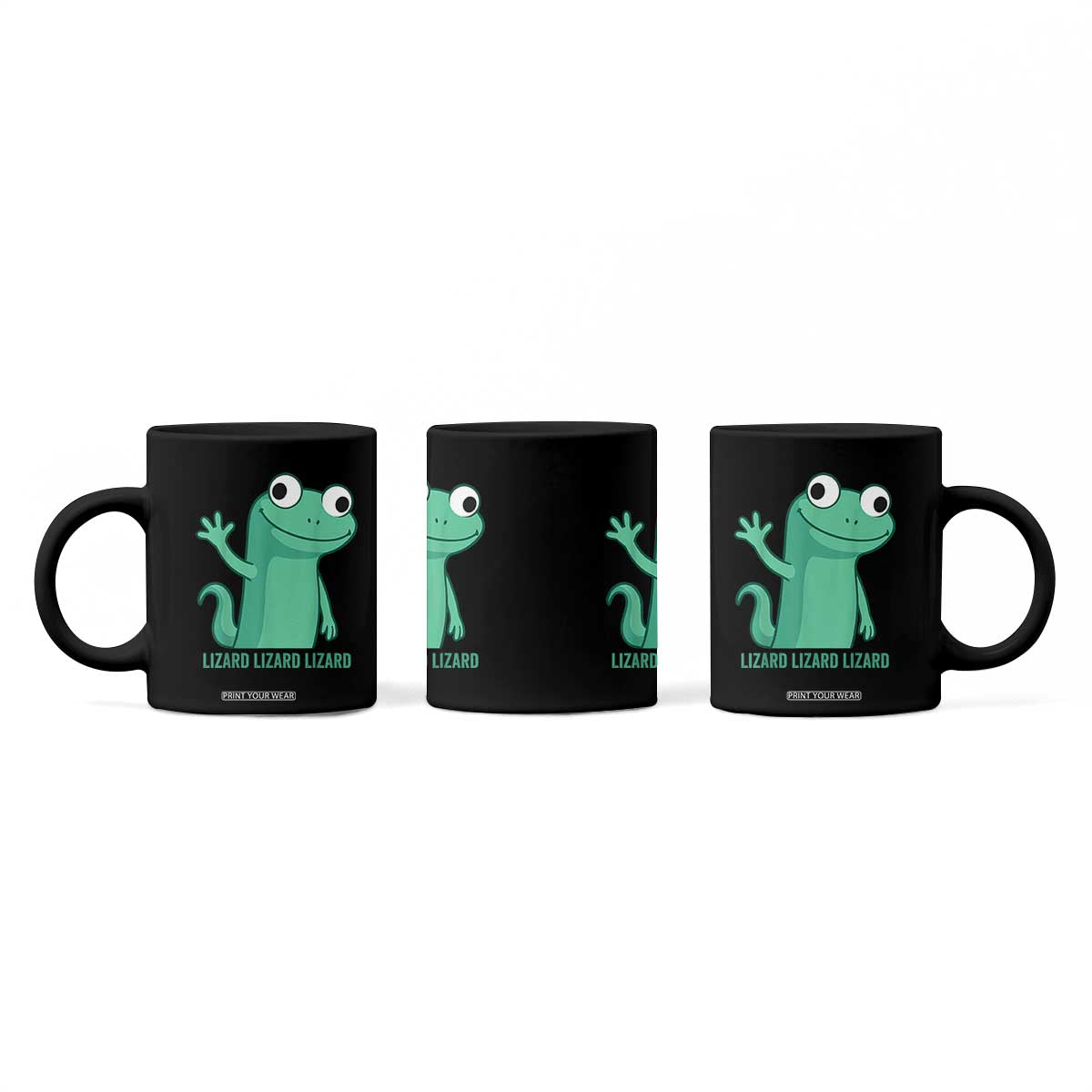 Funny Lizard Lizard Lizard Coffee Mug Cute Gecko Reptile Meme TS02 Print Your Wear