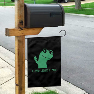 Funny Lizard Lizard Lizard Garden Flag Weirdcore Gecko Reptile Meme TS02 Print Your Wear