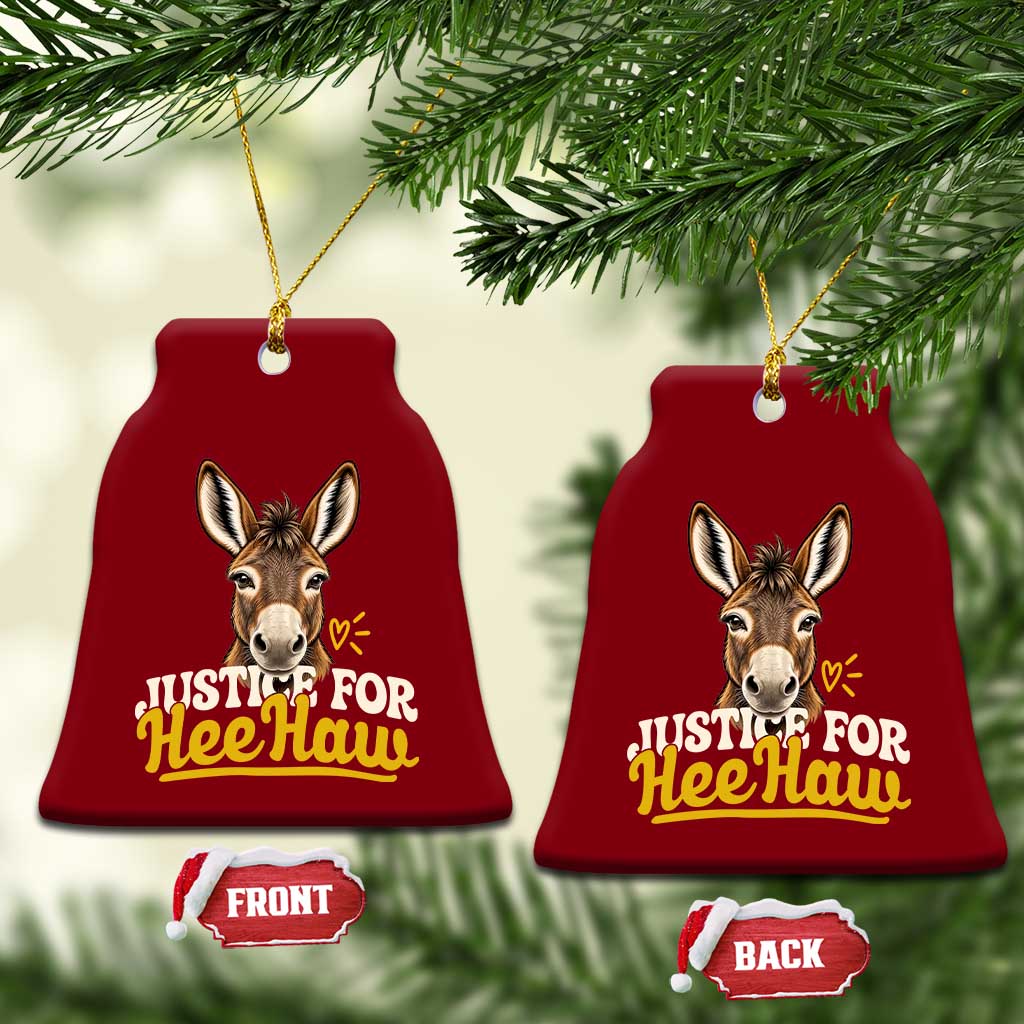 Justice For Heehaw The Donkey Ceramic Ornament Animal Rights Advocacy
