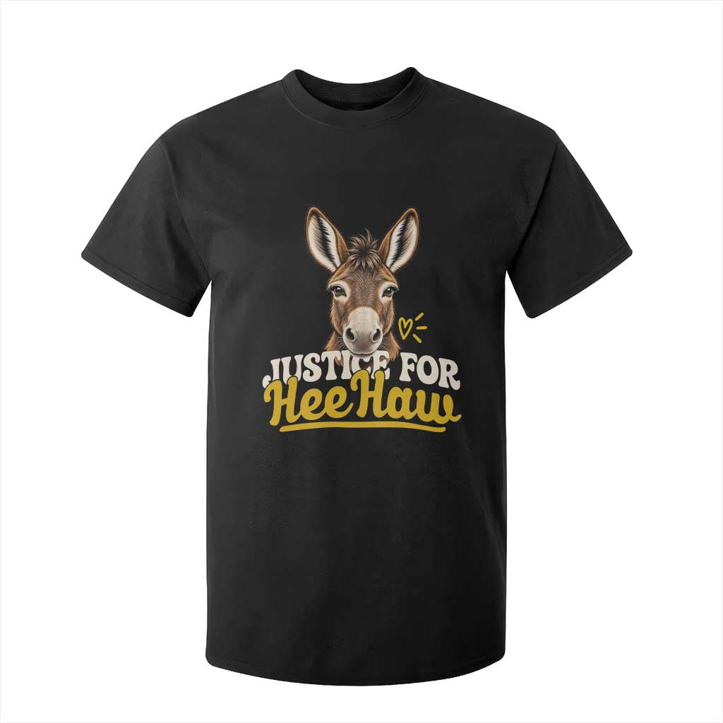 Justice For Heehaw The Donkey T Shirt For Kid Animal Rights Advocacy