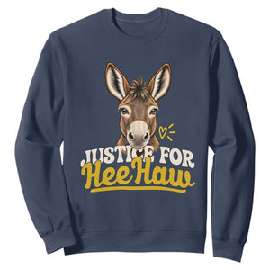 Justice For Heehaw The Donkey Sweatshirt Animal Rights Advocacy