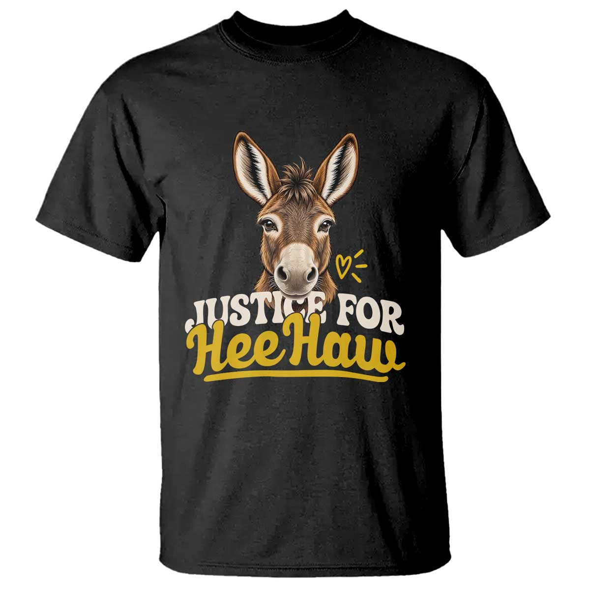 Justice For Heehaw The Donkey T Shirt Animal Rights Advocacy