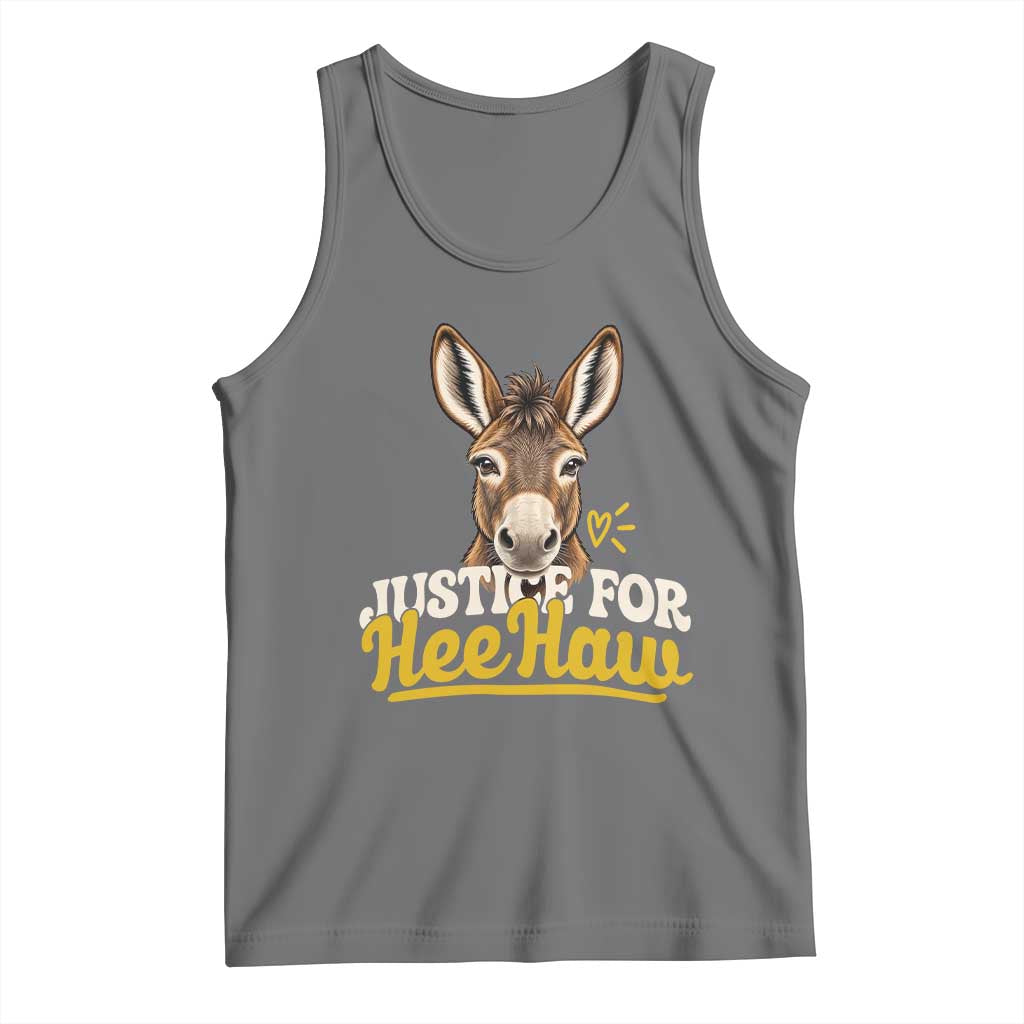 Justice For Heehaw The Donkey Tank Top Animal Rights Advocacy