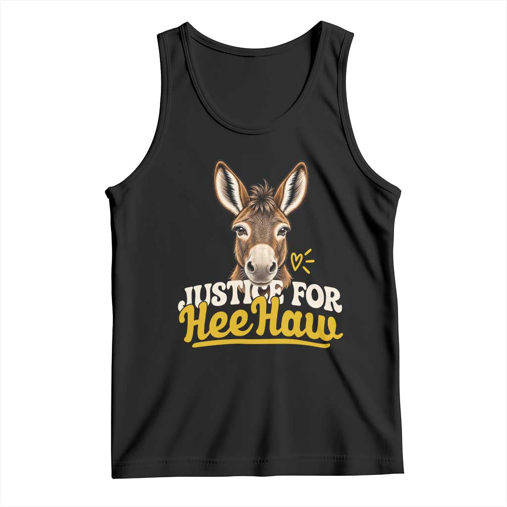 Justice For Heehaw The Donkey Tank Top Animal Rights Advocacy