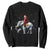 Santa Trump Riding Elephant Christmas Sweatshirt He Won 4t7h President Republican Xmas TS02 Black Print Your Wear