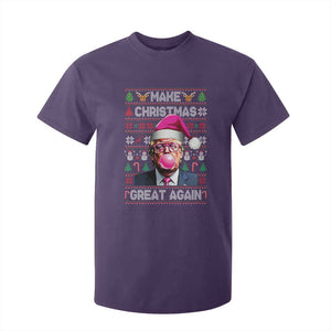 Trump Christmas Pink Bubble Gum T Shirt For Kid Make Christmas Great Again Ugly Sweater TS02 Purple Print Your Wear