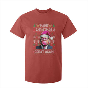 Trump Christmas Pink Bubble Gum T Shirt For Kid Make Christmas Great Again Ugly Sweater TS02 Red Print Your Wear