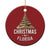 Christmas In Florida Christmas Ornament Sand Xmas Tree Lights Family Vacation TS02 Print Your Wear