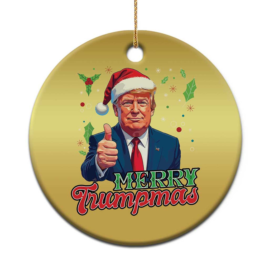 Xmas Trump Christmas Ornament Merry Trumpmas Donald Santa Festive Xmas TS02 Print Your Wear