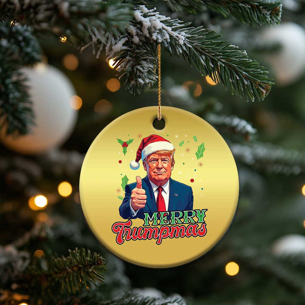 Xmas Trump Christmas Ornament Merry Trumpmas Donald Santa Festive Xmas TS02 Print Your Wear