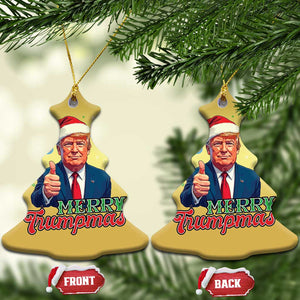 Xmas Trump Christmas Ornament Merry Trumpmas Donald Santa Festive Xmas TS02 Christmas Tree Gold Print Your Wear