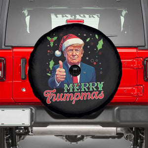 Xmas Trump Spare Tire Cover Merry Trumpmas Donald Santa Festive Xmas TS02 Black Print Your Wear