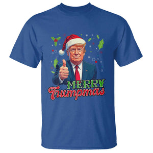 Christmas Trump T Shirt Merry Trumpmas Donald Santa Festive Xmas TS02 Royal Blue Print Your Wear