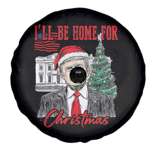 Xmas Trump Spare Tire Cover I'll Be Home For Xmas 2024 Retro Vintage TS02 Print Your Wear