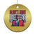 Trump Won 2024 Christmas Ornament Daddy's Home TS02 Print Your Wear